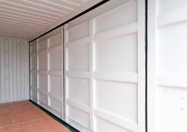 Contenedor Verde de 20 Pies con Lado Abierto - Imagen 9