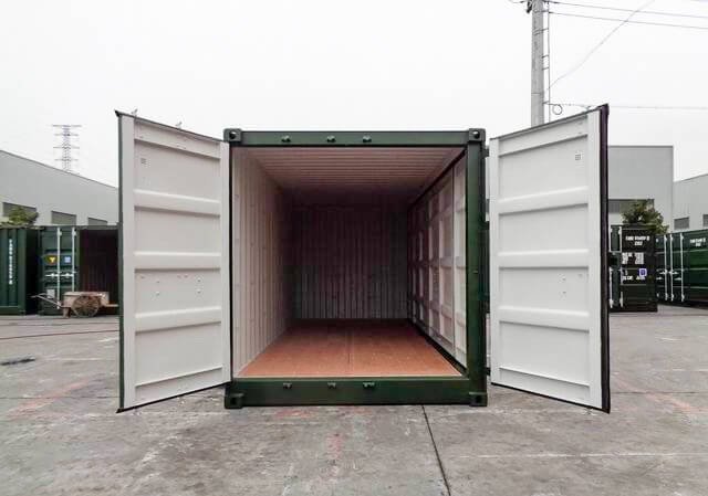 Contenedor Verde de 20 Pies con Lado Abierto - Imagen 7