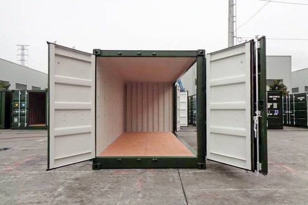 Contenedor Verde de 20 Pies con Lado Abierto - Imagen 5