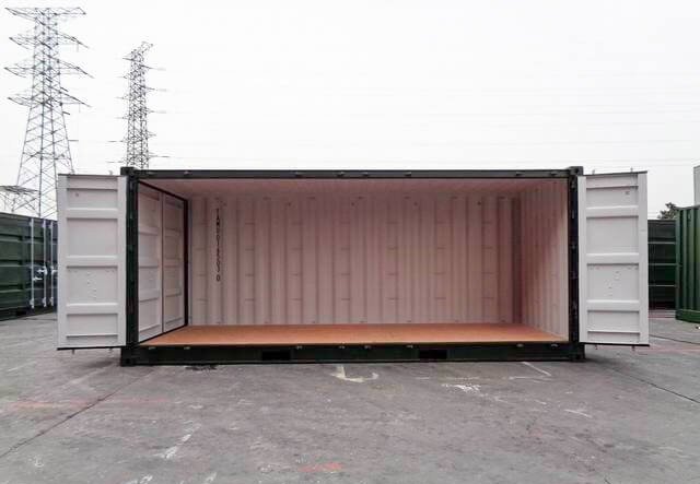 Contenedor Verde de 20 Pies con Lado Abierto - Imagen 4