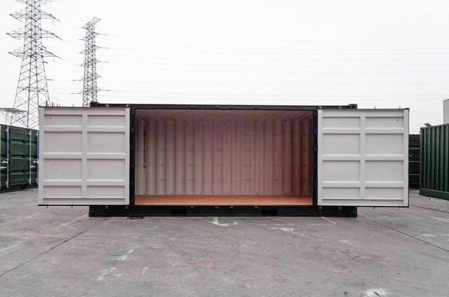 Contenedor Verde de 20 Pies con Lado Abierto - Imagen 3