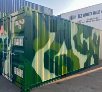 Contenedor Marítimo de 20 Pies – Camuflaje